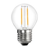 230V E27 B45 2W 2x Filament led pære, varmhvit