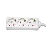 230V strømskinne 3 uttak u/bryter 1,5m