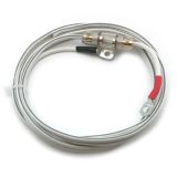 Batterikabel med sikringholder, 2x10mm², 4m