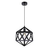 12V & 230V Orb metallic sort takpendel - 15004