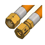 Gasslange G1/4" til 10mm klemringkobling