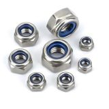 Rustfri låsemutter  M4, 25stk