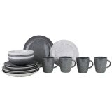 Servise Melaminservise Classic Line Granite - 16 deler