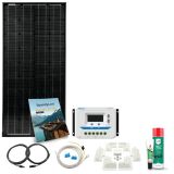 Solcellepakke for bobil, båt og caravan, 110W, standard