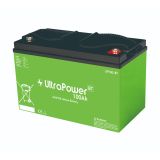 Lithium Batteri: LiFePO4 12V 100Ah, Ultra Power, BLUETOOTH
