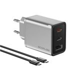 EcoFlow Rapid 65W GaN USB lader med 100W ladekabel