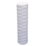 Spunnet vannfilter, 2,5" x 10" normalstørrelse