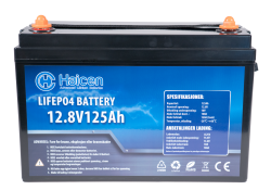Lithium Batteri: LiFePO4 12V 125Ah, H