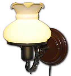 12V & 230V Hemsedal vegglampe