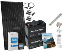 Solcellepakke, Standard, 160W/180W/190W