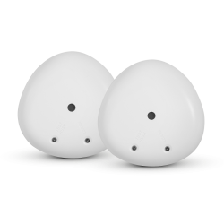 Housegard Pebble Link trådløs, seriekoblet røykvarsler, 2-pack