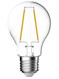 230V E27 B60 4,0W 2x Filament led pære, varmhvit