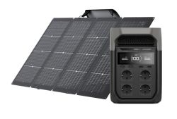 EcoFlow Delta 3 med 220W Solcellepanel