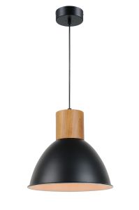 12V & 230V Echo Black pendellampe