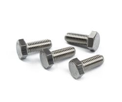 Rustfri maskinskrue med sekskanthode A4 M8x20mm, 25stk