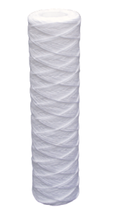 Spunnet vannfilter, 2,5" x 10" normalstørrelse