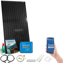 Solcelle bobilpakke, 220W, Victron SMART