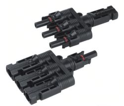 Y-kopling, MC4, 3 til 1, formstøpt