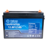 Lithium Batteri: LiFePO4 12V 125Ah, H