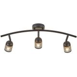 12V & 230V Alfred trippel spotlampe, sort