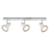 12V & 230V Eik 3-spot, hvit