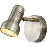 12V & 230V Rom spotlampe, ant.messing - 10880-1