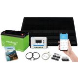 Solcellepakke Lithium 110W 100Ah