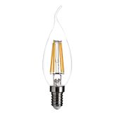 230V E14 Mignon 3,5W 4x Filament led pære, EKSTRA varmhvit