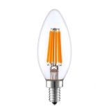 230V E14 Mignon 4W 4x Filament led pære, dimmbar, varmhvit