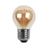 230V E27 B45 2W Vintage fil. led pære, lett sotet, ekstra varmhv