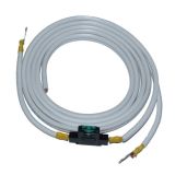 Batterikabel med sikringholder, 2x6mm², 5m