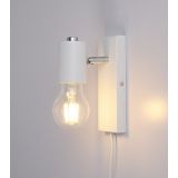 Globe enkel lampett, hvit