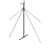 Mastsett for vindgeneratorer, 8meter