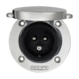 Victron Power Inlet 32A stainless steel with cover