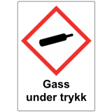 Skilt, Gass under trykk