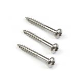 Rustfri treskrue med kulehode A4 4,2 x 32 mm, 100pk