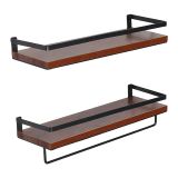 Vegghylle med oppheng, sett med 2