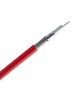 Antennekabel PREMIUM 6mm (RG59), rød, pris pr meter