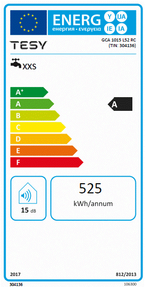 Energietikett