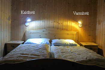 Varmhvit og kaldhvit