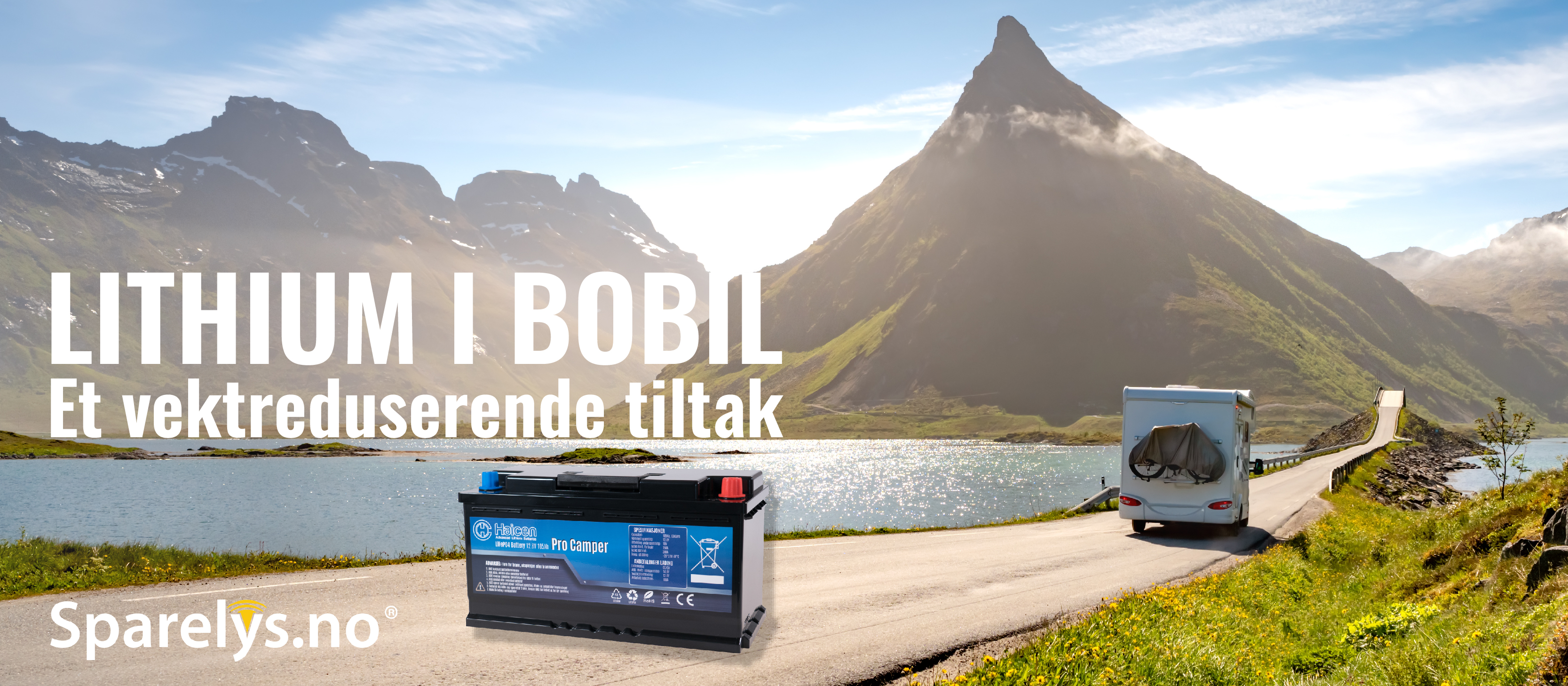 Bytte fra bly til lithium batteri i bobil