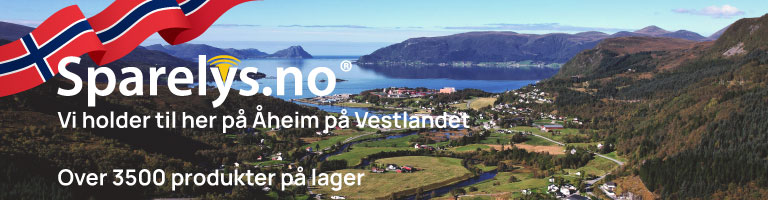 Sparelys.no er en lokalt driftet nettbutikk i Norge med over 3500 produkter på lager