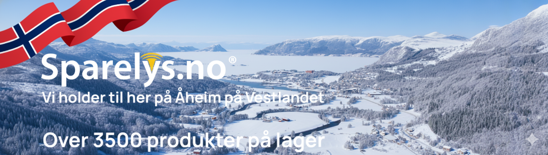 Sparelys.no er en lokalt driftet nettbutikk i Norge med over 3500 produkter p&aring; lager