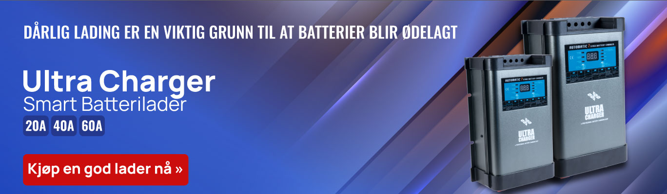 Skånsomme og multifunksjonelle batteriladere av høy kvalitet