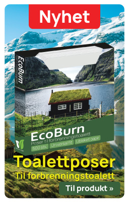 Nyhet! Toalettposer fra EcoBurn er endelig på lager