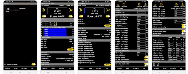 48v lithium batteri med app