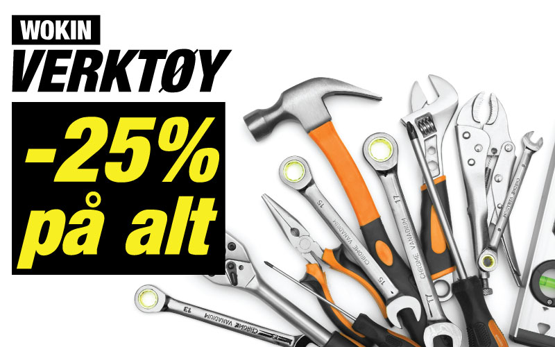 Black Month 25% på alle verktøy